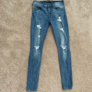Express legging distress jean Mid rise
